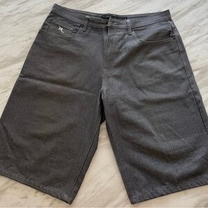 Rocawear Gray Flat Front Shorts Casual Style